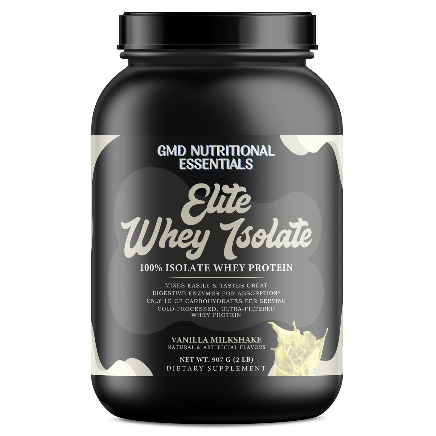 2lb Elite isolate whey vanilla