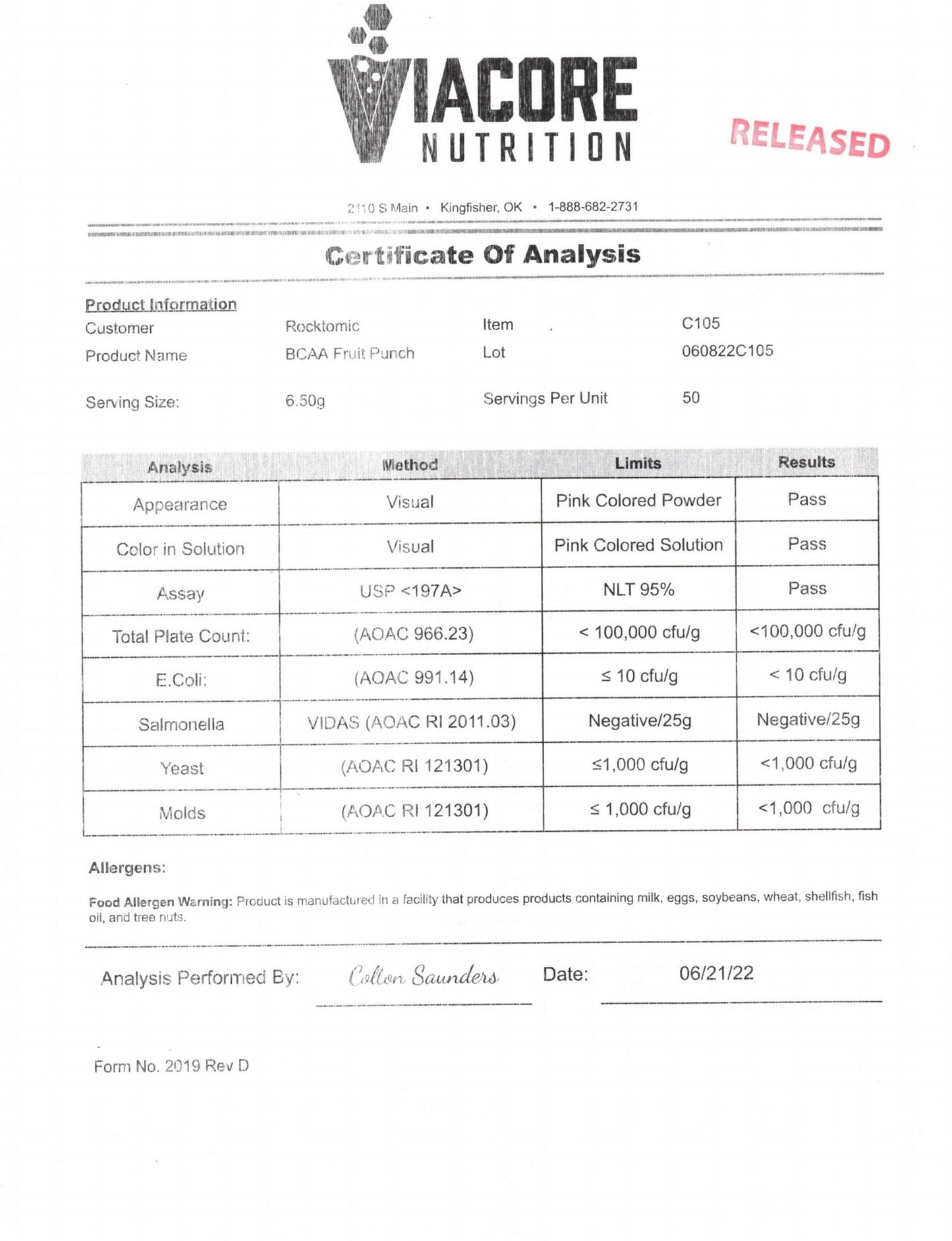 BCAA Blast 💥 (Fruit Punch)